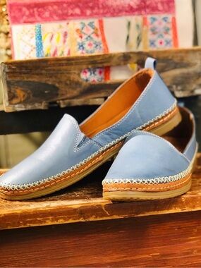 Sheridan Mia Brice Flat | Jeans Leather | Size 7